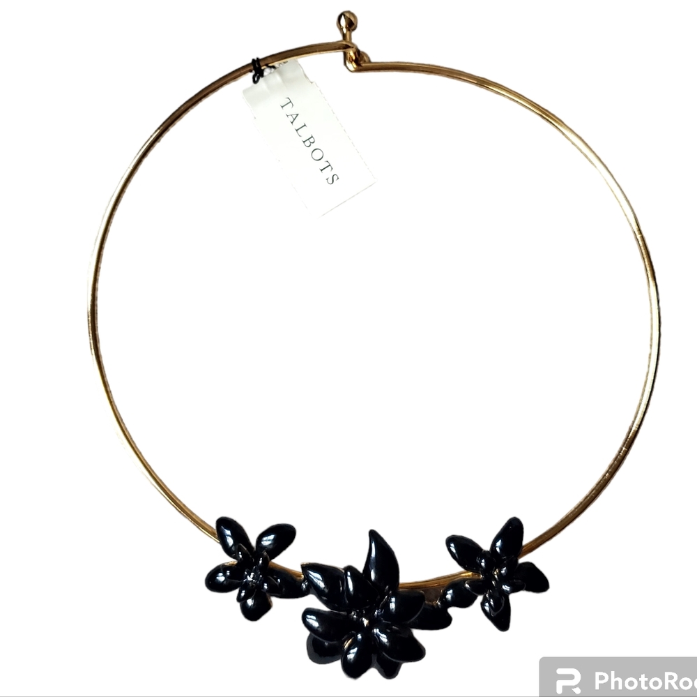 Talbots Floral Necklace Choker